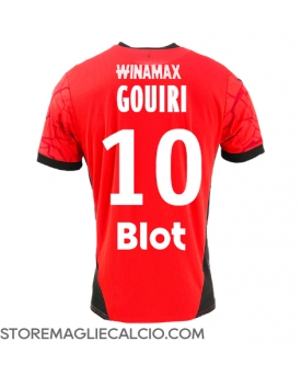 Stade Rennais Amine Gouiri #10 Maglia Gara Casa Repliche 2024-25 Maniche Corte
